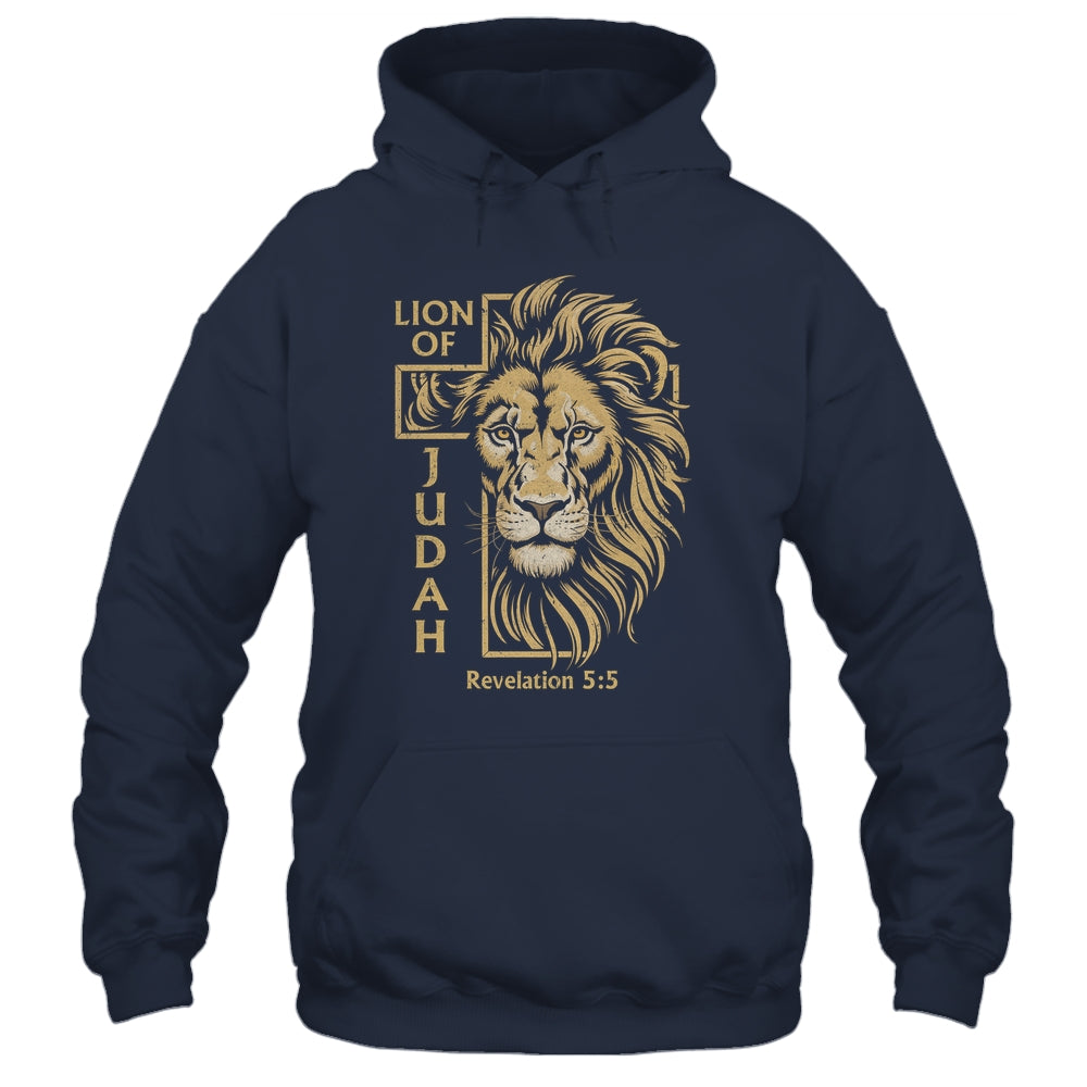 Lion Of Judah Revelation 5:5 Christian Men Faith Graphic Shirt & Hoodie | teecentury