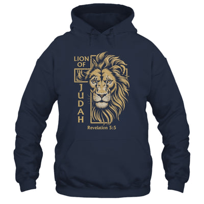 Lion Of Judah Revelation 5:5 Christian Men Faith Graphic Shirt & Hoodie | teecentury