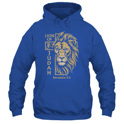 Lion Of Judah Revelation 5:5 Christian Men Faith Graphic Shirt & Hoodie | teecentury