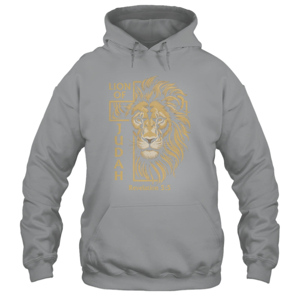 Lion Of Judah Revelation 5:5 Christian Men Faith Graphic Shirt & Hoodie | teecentury