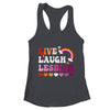 Live Laugh Lesbian Gay Pride Rainbow LGBTQ Homosexual Shirt & Tank Top | teecentury