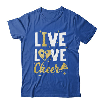 Live Love Cheer Girl Cheerleading Cheerleader Women Girls Shirt & Tank Top | teecentury