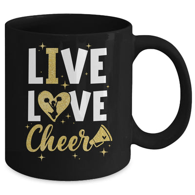 Live Love Cheer Girl Cheerleading Cheerleader Women Girls Mug | teecentury