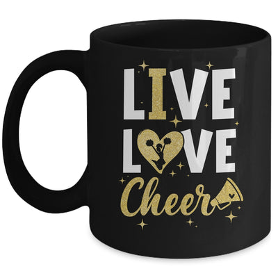 Live Love Cheer Girl Cheerleading Cheerleader Women Girls Mug | teecentury