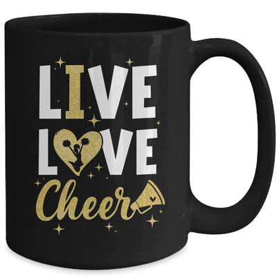 Live Love Cheer Girl Cheerleading Cheerleader Women Girls Mug | teecentury