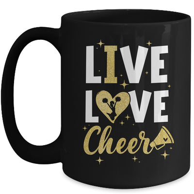 Live Love Cheer Girl Cheerleading Cheerleader Women Girls Mug | teecentury