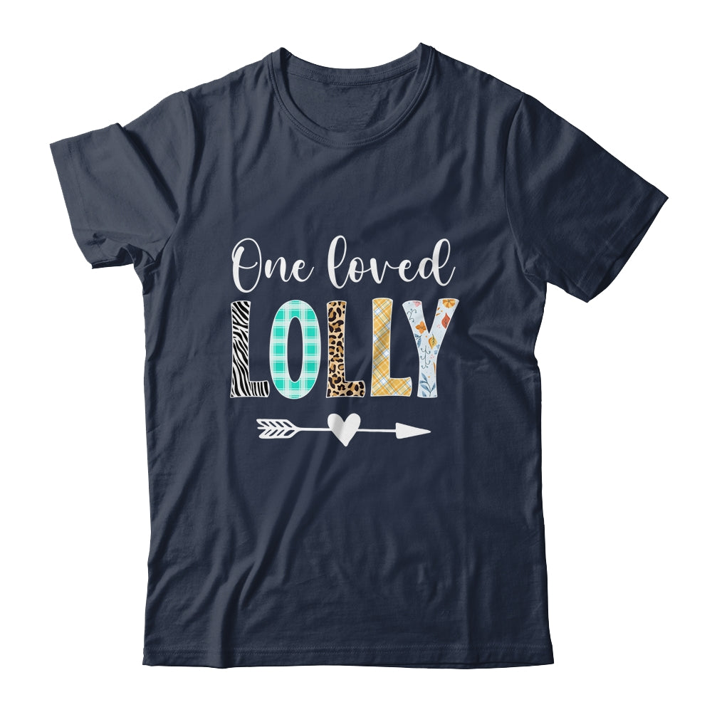 Lolly Women Cute Design One Loved Lolly Mother's Day Shirt & Tank Top | teecentury