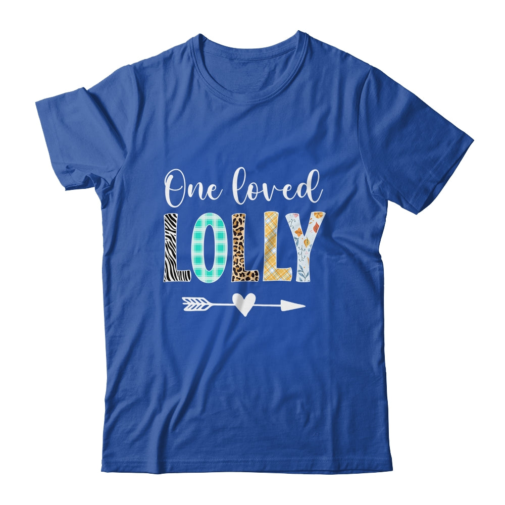 Lolly Women Cute Design One Loved Lolly Mother's Day Shirt & Tank Top | teecentury