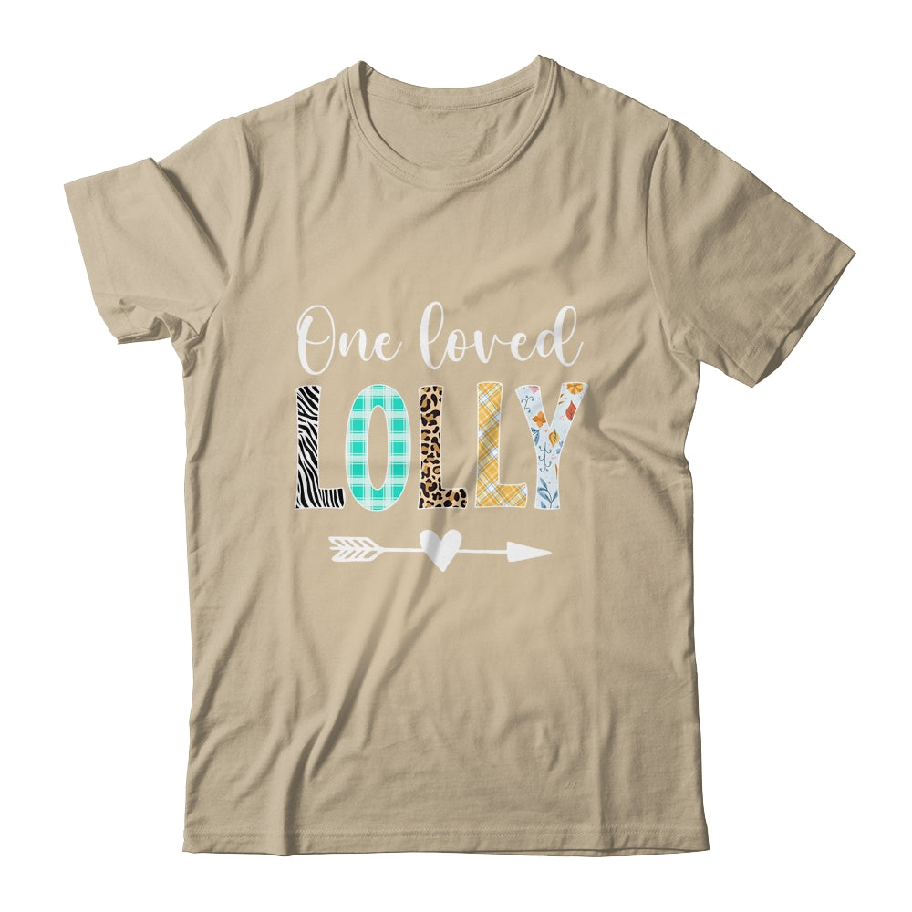Lolly Women Cute Design One Loved Lolly Mother's Day Shirt & Tank Top | teecentury