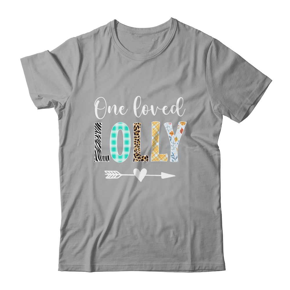 Lolly Women Cute Design One Loved Lolly Mother's Day Shirt & Tank Top | teecentury