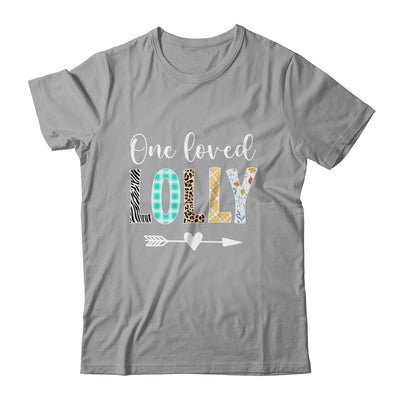 Lolly Women Cute Design One Loved Lolly Mother's Day Shirt & Tank Top | teecentury