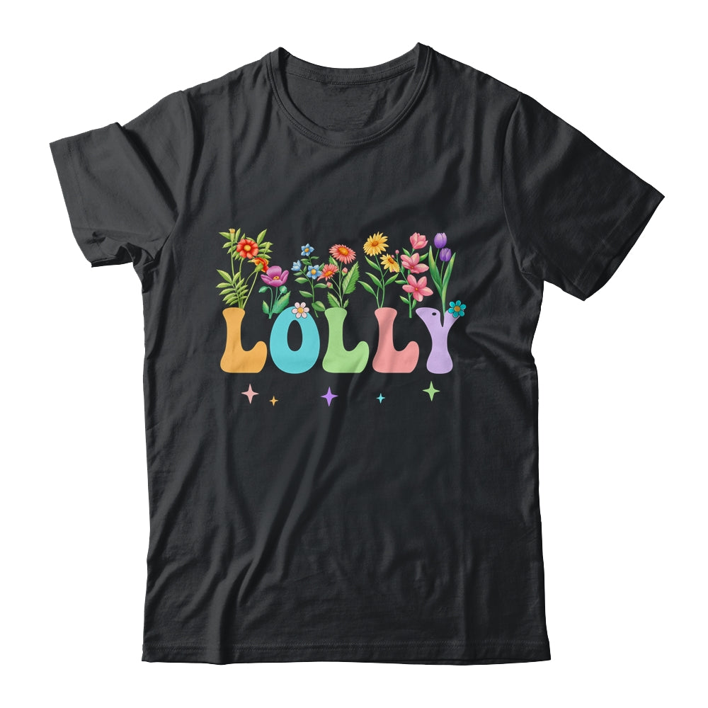 Lolly Women Wildflower Floral Design Lolly Mothers Day Shirt & Tank Top | teecentury