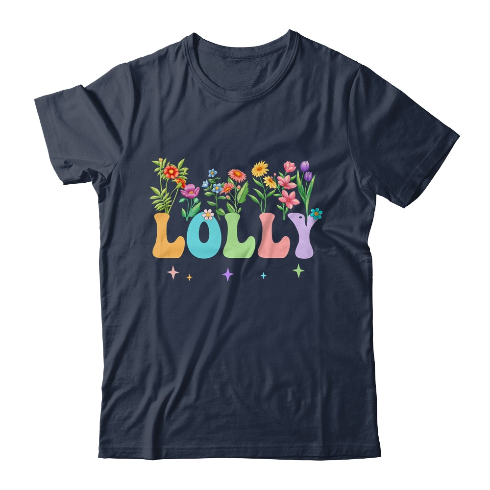 Lolly Women Wildflower Floral Design Lolly Mothers Day Shirt & Tank Top | teecentury