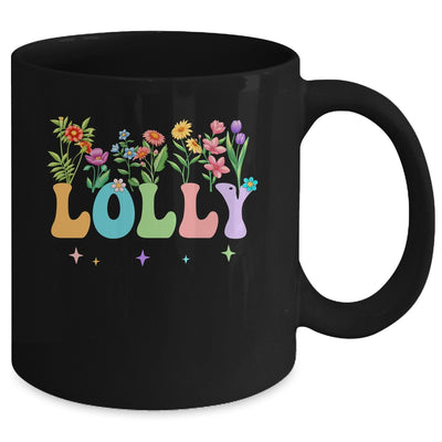 Lolly Women Wildflower Floral Design Lolly Mothers Day Mug | teecentury