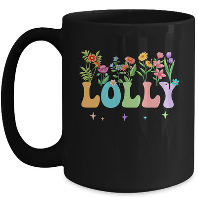 Lolly Women Wildflower Floral Design Lolly Mothers Day Mug | teecentury
