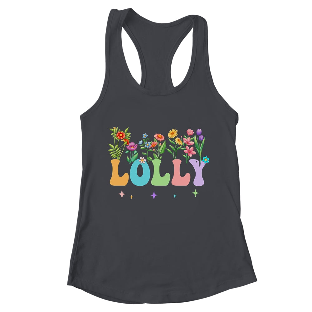 Lolly Women Wildflower Floral Design Lolly Mothers Day Shirt & Tank Top | teecentury