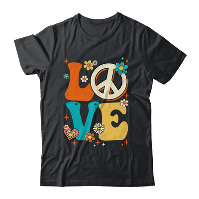 Love 60's 70's Party Outfit Groovy Hippie Costume Peace Sign Shirt & Tank Top | teecentury