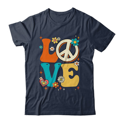 Love 60's 70's Party Outfit Groovy Hippie Costume Peace Sign Shirt & Tank Top | teecentury