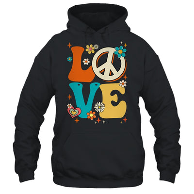 Love 60's 70's Party Outfit Groovy Hippie Costume Peace Sign Shirt & Tank Top | teecentury
