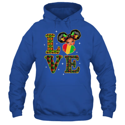 Love Black History Month Strong African Girls Kids Shirt & Hoodie | teecentury