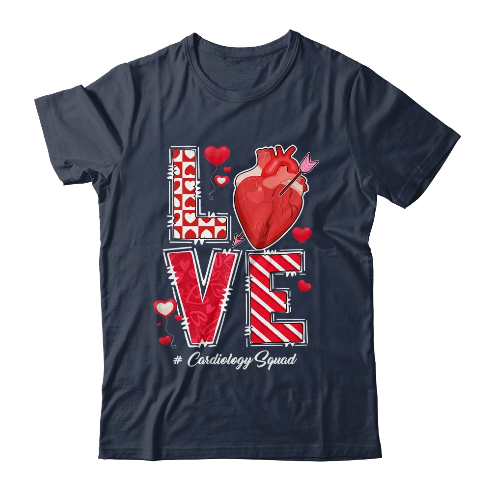 Love Cardiology Cardiologist Cardiac Nurse Valentines Day Shirt & Tank Top | teecentury