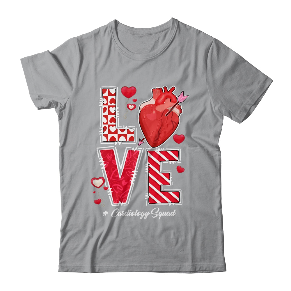 Love Cardiology Cardiologist Cardiac Nurse Valentines Day Shirt & Tank Top | teecentury