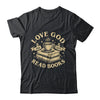 Love God Drink Coffee Read Books Lovers Vintage Christian Shirt & Tank Top | teecentury