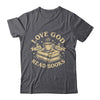Love God Drink Coffee Read Books Lovers Vintage Christian Shirt & Tank Top | teecentury