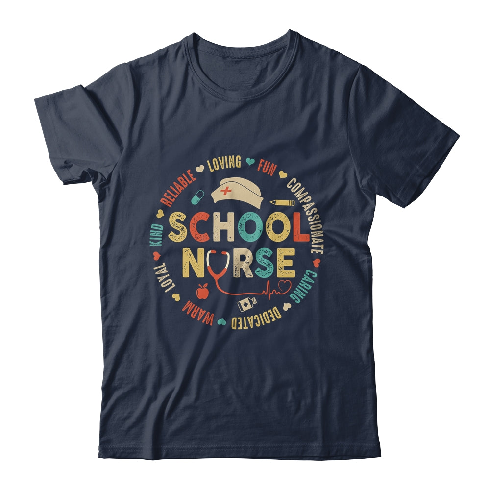 Love Heart RN Nursing School Nurse Graduation Vintage Shirt & Tank Top | teecentury
