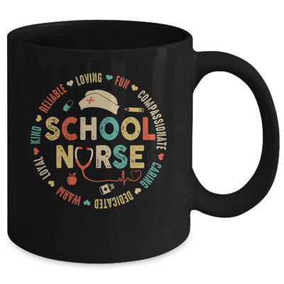 Love Heart RN Nursing School Nurse Graduation Vintage Mug | teecentury
