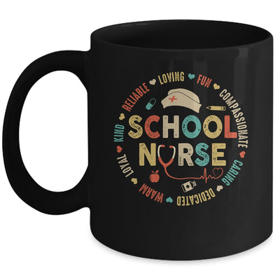 Love Heart RN Nursing School Nurse Graduation Vintage Mug | teecentury
