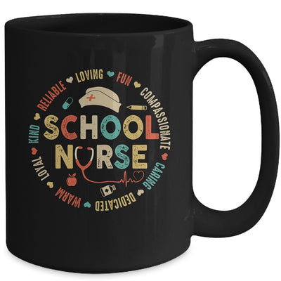 Love Heart RN Nursing School Nurse Graduation Vintage Mug | teecentury