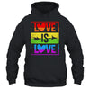 Love Is Love LGBT Gay Lesbian Pride LGBTQ Rainbow Color Shirt & Tank Top | teecentury