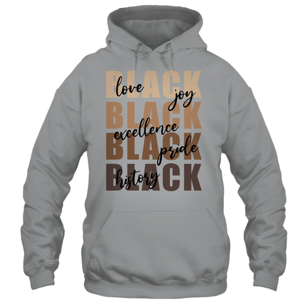 Love Joy Excellence Price Black History Month African Women Shirt & Tank Top | teecentury