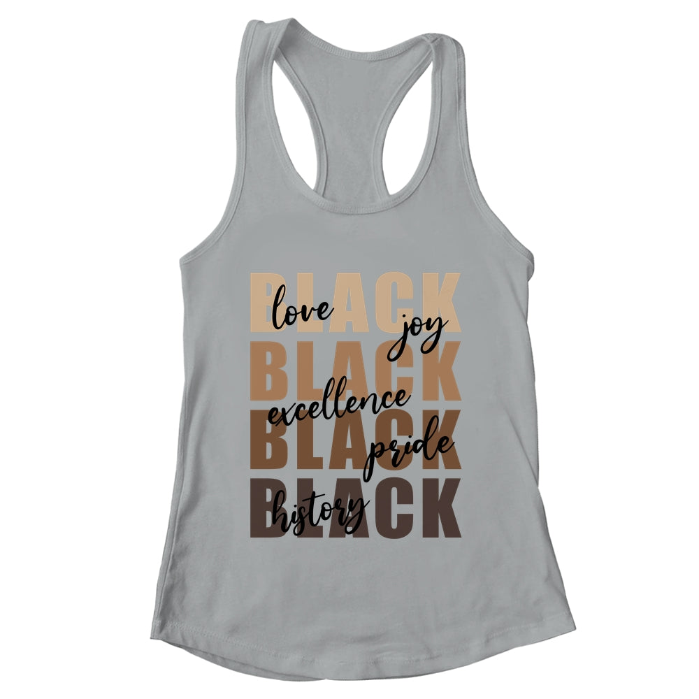Love Joy Excellence Price Black History Month African Women Shirt & Tank Top | teecentury