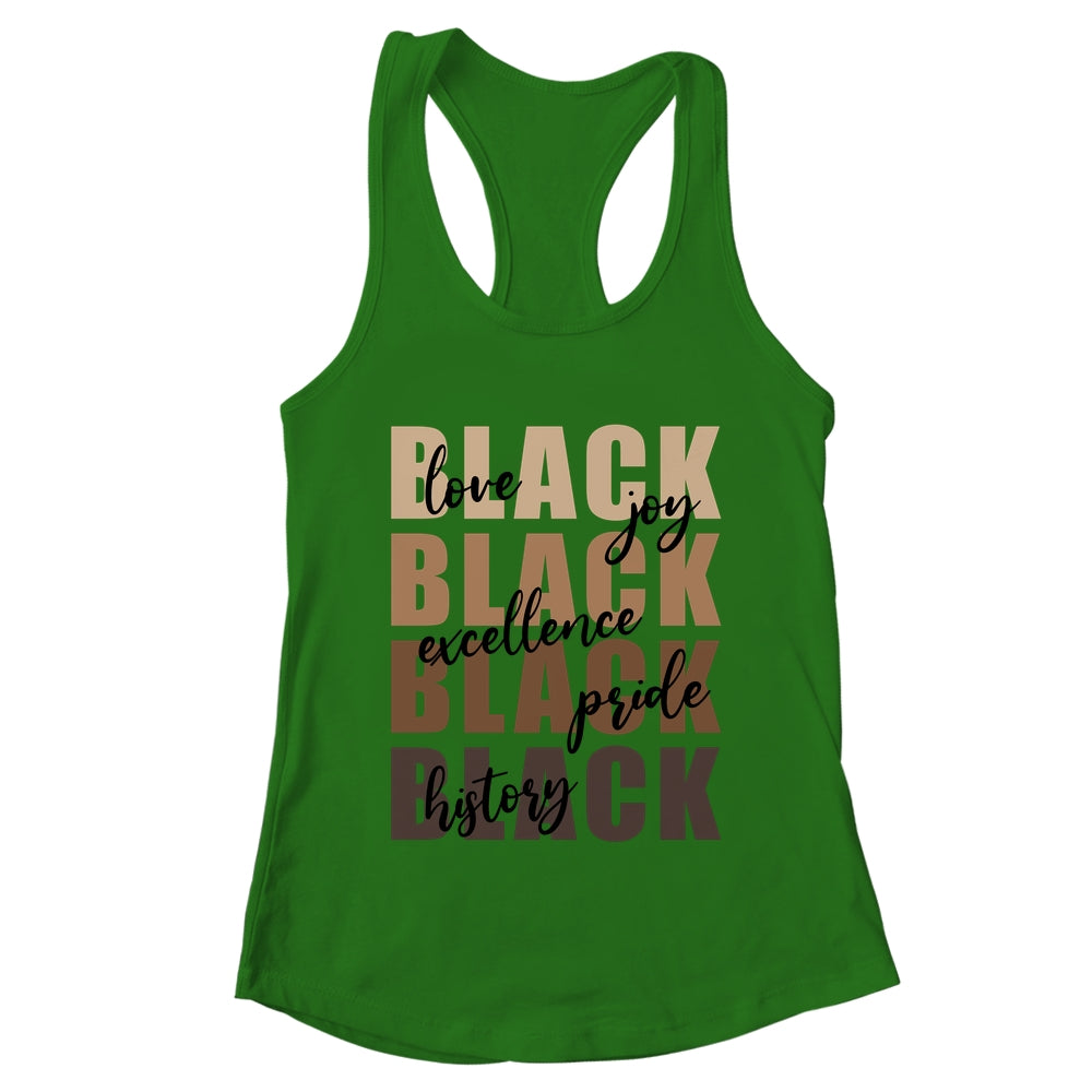 Love Joy Excellence Price Black History Month African Women Shirt & Tank Top | teecentury