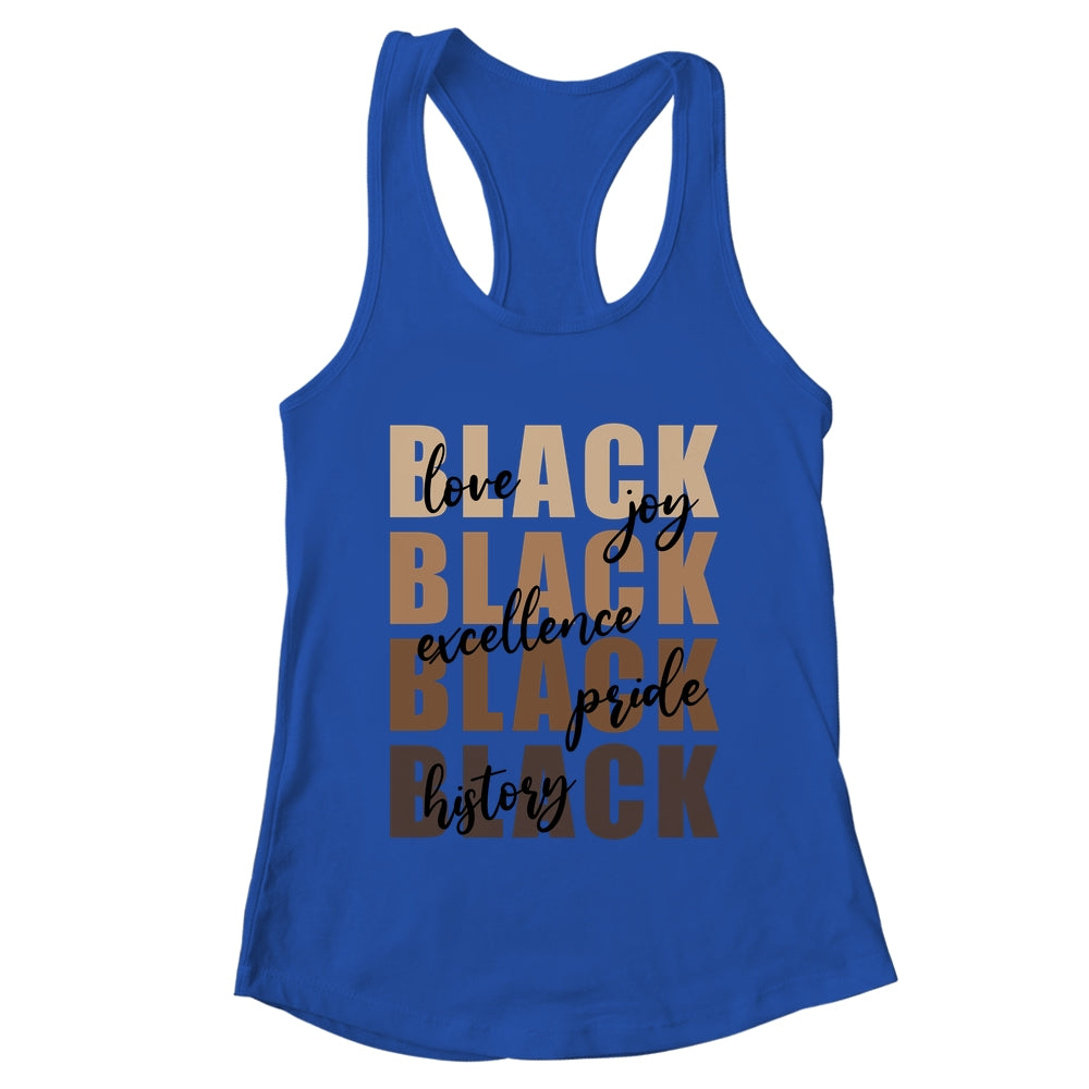 Love Joy Excellence Price Black History Month African Women Shirt & Tank Top | teecentury