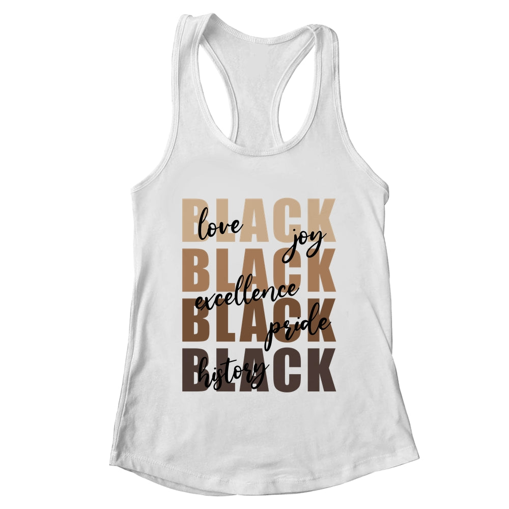 Love Joy Excellence Price Black History Month African Women Shirt & Tank Top | teecentury
