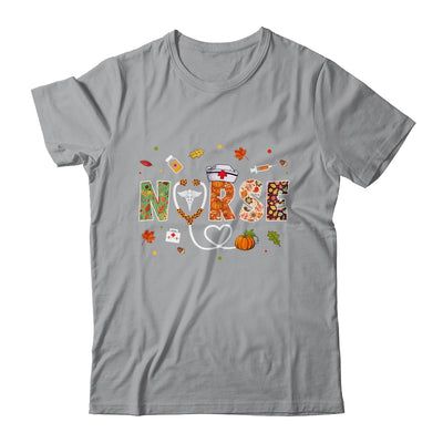 Love Nurse Life Pumpkin Fall Autumn Thanksgiving Nursing Shirt & Hoodie | teecentury