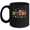Love Nurse Life Pumpkin Fall Autumn Thanksgiving Nursing Mug | teecentury