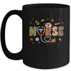 Love Nurse Life Pumpkin Fall Autumn Thanksgiving Nursing Mug | teecentury