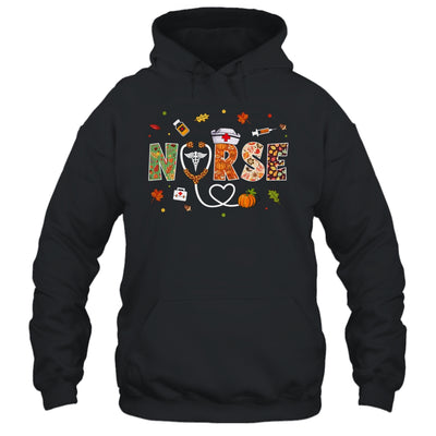 Love Nurse Life Pumpkin Fall Autumn Thanksgiving Nursing Shirt & Hoodie | teecentury