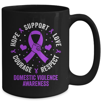 Love Support Domestic Violence Awareness Men Women Mug | teecentury
