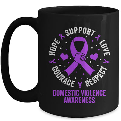Love Support Domestic Violence Awareness Men Women Mug | teecentury