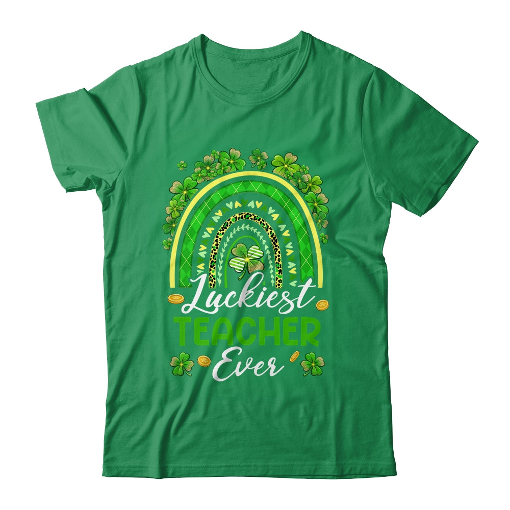 Luckiest Teacher Ever St Patricks Day Cute Men Women Shirt & Hoodie | teecentury