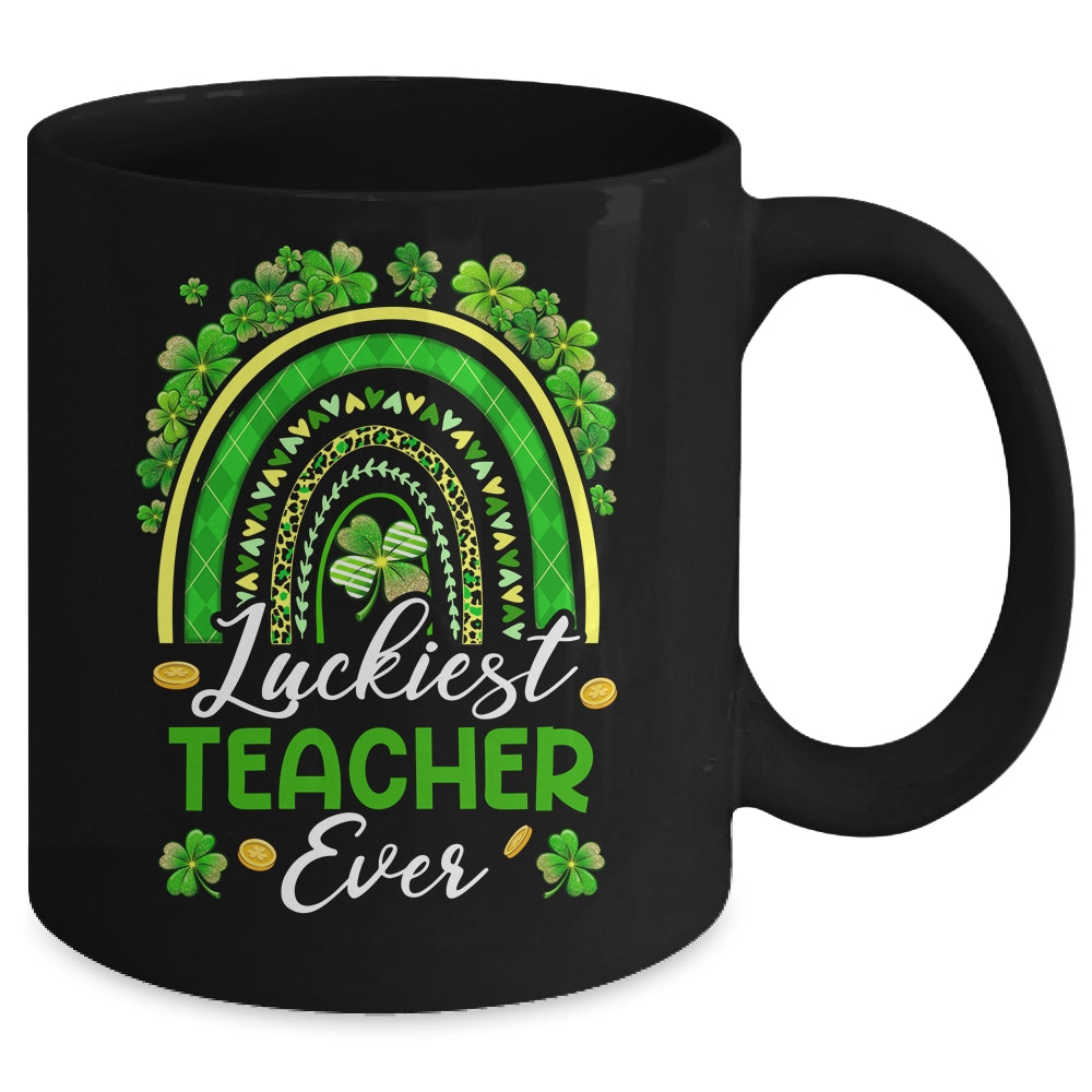 Luckiest Teacher Ever St Patricks Day Cute Men Women Mug | teecentury