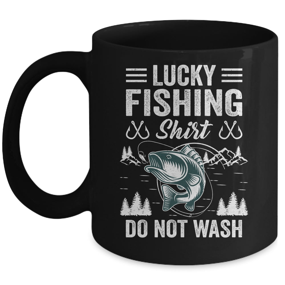 Lucky Fishing Design For Men Women Fisherman Lovers Mug | teecentury