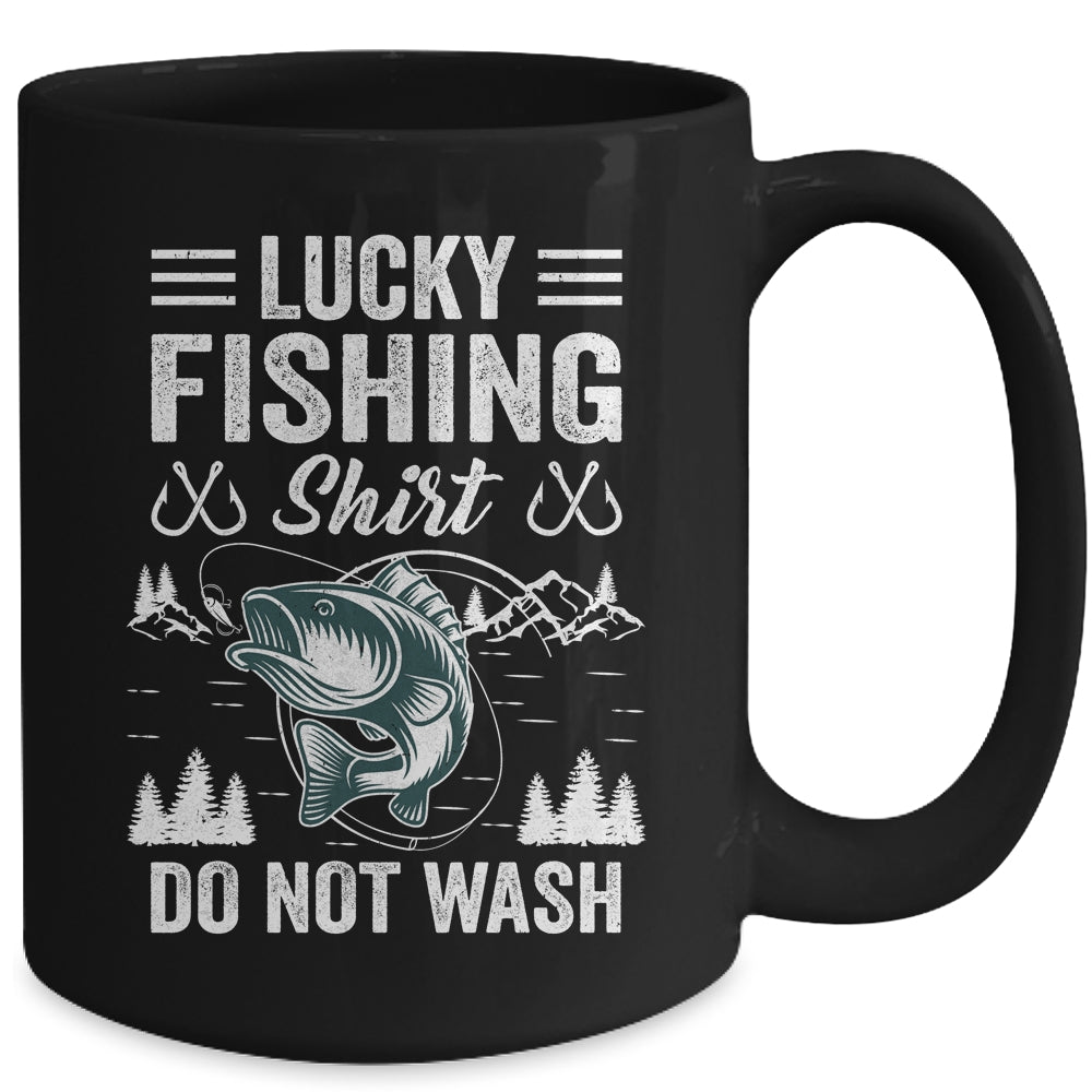 Lucky Fishing Design For Men Women Fisherman Lovers Mug | teecentury