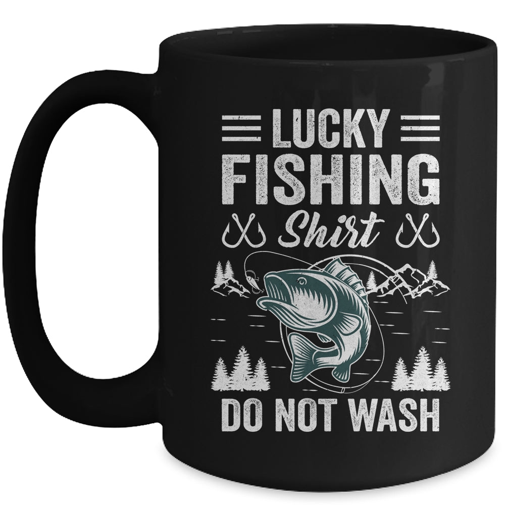 Lucky Fishing Design For Men Women Fisherman Lovers Mug | teecentury