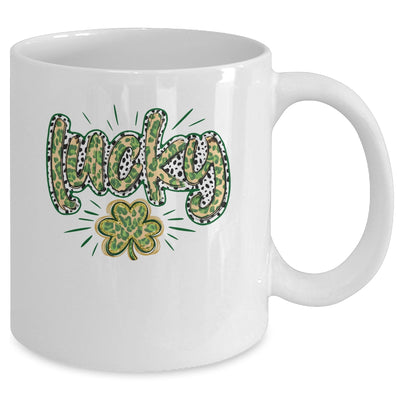 Lucky Shamrock Coquette St Patricks Day Retro Irish Day Mug | teecentury